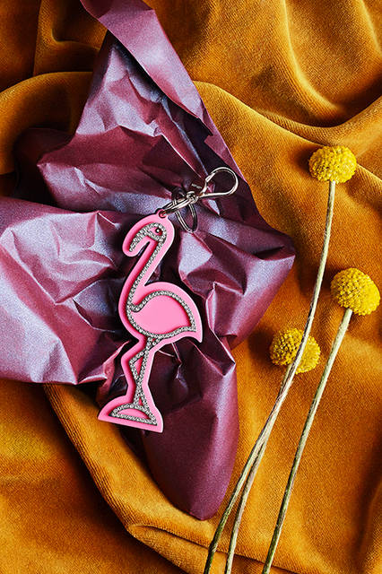 フラミンゴ キーチャーム<br> 2万9000円（税抜／予定価格）