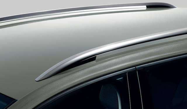 ゴルフ ヴァリアント コネクト標準装備のクロームルーフレール