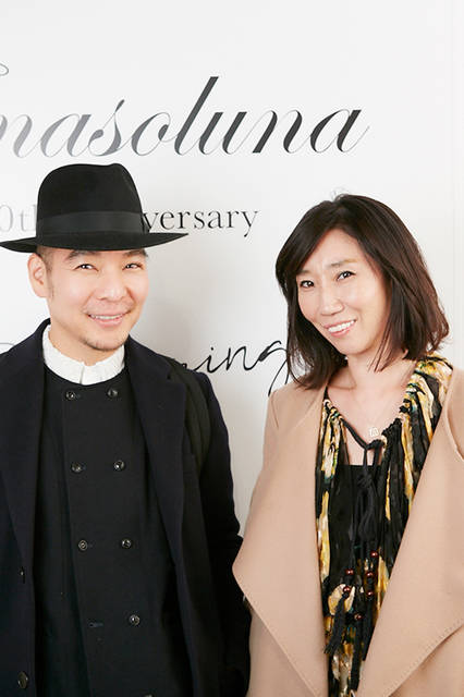 佐々木敬子さん濱田マサルさん2ショット ヘアメイクアップアーティストの濱田マサルさん&スタイリストの佐々木敬子さん