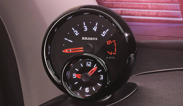 BRABUSコックピットクロック＆レブカウンター