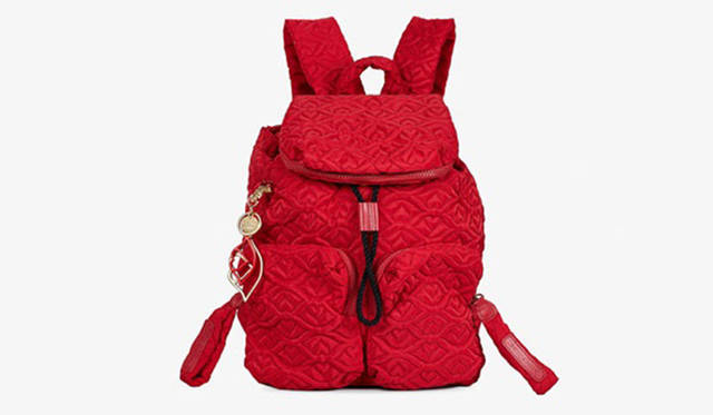 <strong>Christmas Collection 2016</strong><br /> 【lipstick】「BISOU TEXTILE」SMALL BACKPACK 3万7000円 (H36×W30×D10)