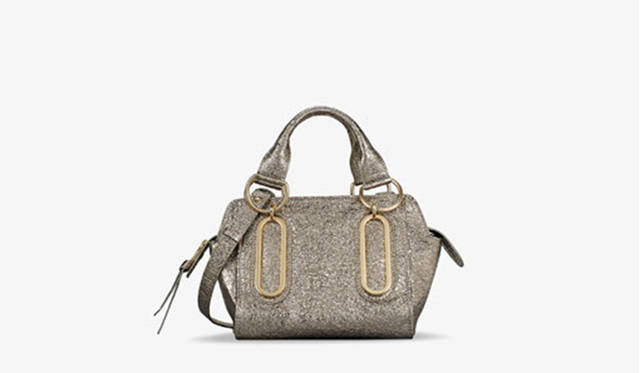 <strong>Christmas Collection 2016</strong><br /> 【GOLD】SMALL HAND BAG 6万8000円 (H18×W20×D9)