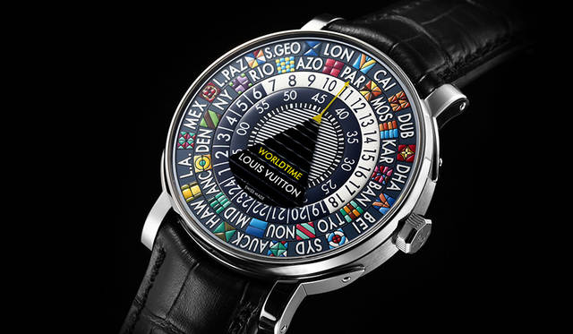 <strong>エスカル ワールドタイム ブルー オトマティック ホワイトゴールド＆チタン</strong><br /> ムーブメント｜自動巻き　キャリバーLV106<br /> パワーリザーブ｜38時間<br /> ケース素材｜チタニウム＆18Kホワイトゴールド<br /> ケース径、ケース厚｜41mm、9.75mm<br /> ケースバック｜シースルー<br /> 防水｜30m防水<br /> ストラップ｜アリゲーターストラップ<br /> 価格｜535万円（税別）