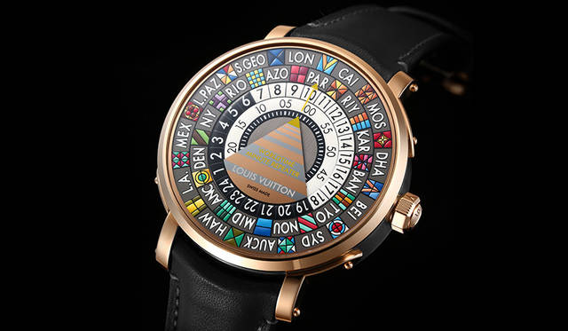 <strong>エスカル オトマティック タイムゾーン スチール＆ゴールド</strong><br /> ムーブメント｜自動巻き　キャリバーLV87<br /> パワーリザーブ｜42時間<br /> ケース素材｜18Kピンクゴールド＆ステンレススチール<br /> ケース径、ケース厚｜39mm、8.4mm<br /> ケースバック｜シースルー<br /> 防水｜50m防水<br /> ストラップ｜アリゲーターストラップ<br /> 価格｜145万円（税別）