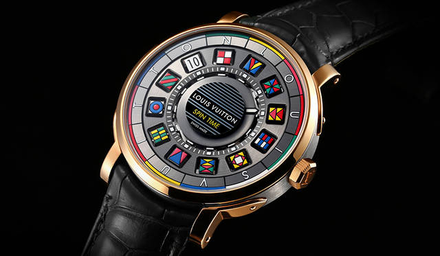 <strong>エスカル スピン･タイム オトマティック チタニウム＆ピンクゴールド</strong><br /> ムーブメント｜自動巻き　キャリバーLV77<br /> パワーリザーブ｜42時間<br /> ケース素材｜18Kピンクゴールド＆チタン<br /> ケース径、ケース厚｜41mm、11.2mm<br /> ケースバック｜シースルー<br /> ストラップ｜アリゲーターストラップ<br /> 価格｜420万円（税別）