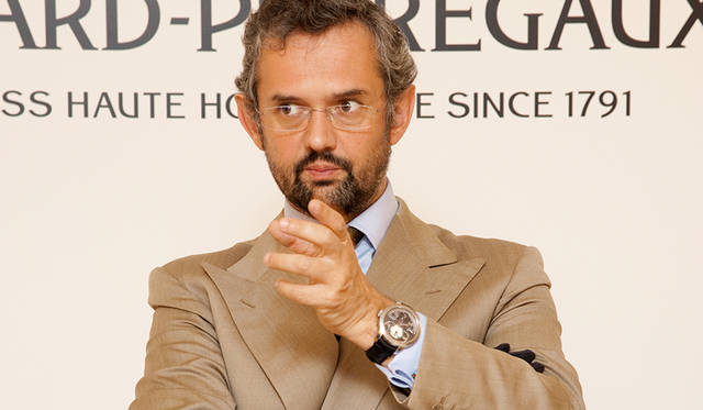  ジラール・ペルゴ 製品開発部長のステファノ・マカルーソ氏