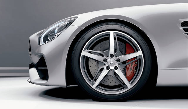 チタニウムグレーペイント1920インチAMG5スポークアルミホイール