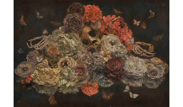 「花虫達 all the flowers and insects」（2013年制作）※DIOR HOMME契約作品のひとつ