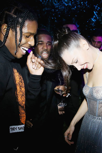 Asap-Rocky,-Asap-Ferg-and-Bella-Hadid エイサップ・ロッキー(A$AP Rocky)、ベラ・ハディット