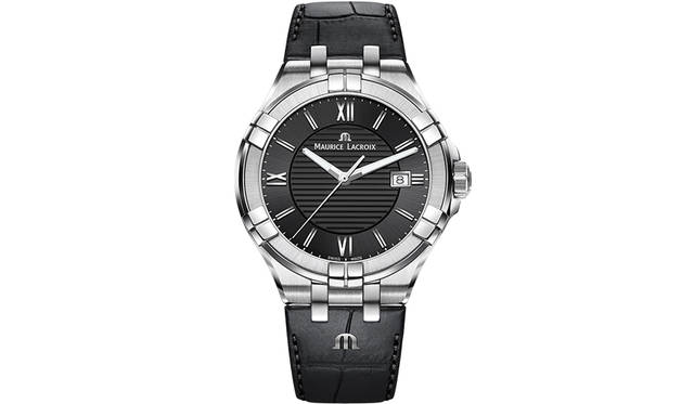 アイコンコレクション Ref.AI1008-SS001-330-1  <br />ムーブメント｜クオーツ <br />ケース｜ステンレススチール <br />ケース径｜42mm <br />ストラップ｜アプライドロゴ入りカーフ <br />バックル｜プッシュボタン付きダブルフォールディングクラスプ <br />防水｜10気圧 <br />価格｜9万3000円（税抜き）