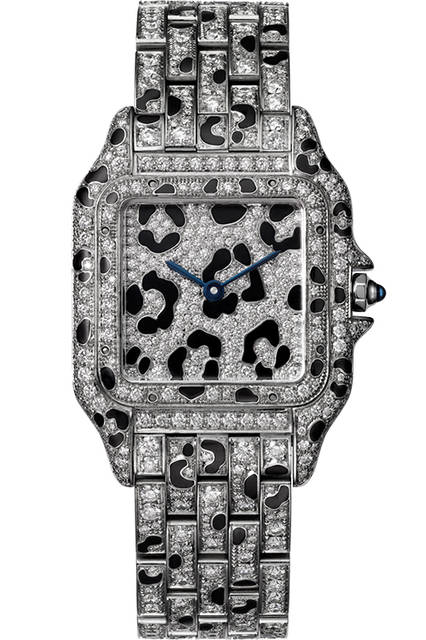 Ref.｜CRHPI01096<br />ムーブメント｜クオーツ<br />素材｜18KWG、ブリリアントカットダイヤモンド、ブラック エナメル スポッツ<br />ケースサイズ｜MM（W27☓H37mm）<br />価格｜1450万円（税別予価）