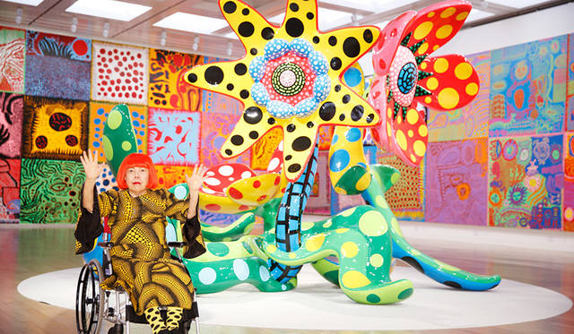 2017年2月21日報道向け内覧会にて©YAYOI KUSAMA