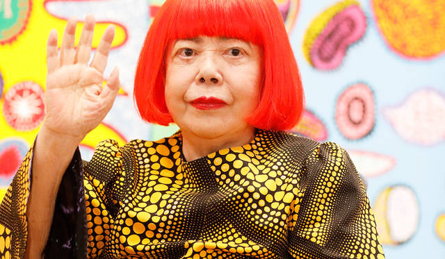 2017年2月21日報道向け内覧会にて©YAYOI KUSAMA