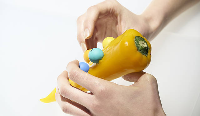 <strong>PLAYER'S PFLUTE</strong><br>英国RCAで学ぶ中国のジア・ウー氏による、生野菜を使った楽器