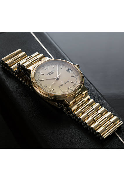 1984年リリースの「コンクエストV.H.P.」。この時点で、5年間の誤差±1分を実現した。