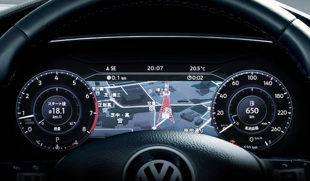 Volkswagen Golf TSI Highline|フォルクスワーゲン ゴルフ TSI ハイライン 031 “Active Info Display”イメージ※オプション装着車 ※モニター画面はイメージです。