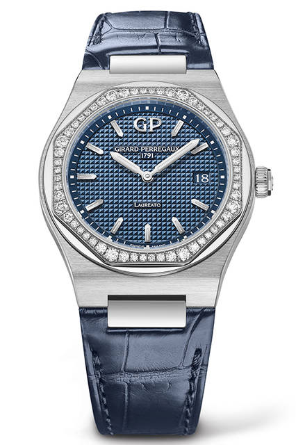 <strong>ロレアート 34mm</strong><br /> <br /> ムーブメント｜クオーツ<br /> ケース素材｜ベゼルに56個のダイヤをセットしたSS<br /> ケース径｜34mm<br /> ストラップ｜アリゲーター（交換用ラバーストラップ付き）<br /> 防水｜3気圧<br /> 価格｜95万円（税別）