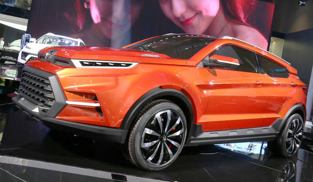 Jiangling S330L concept｜江鈴 S330L コンセプト<br>六角形のモティーフがボディ全体に反復されている