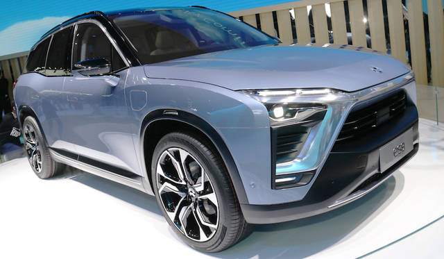 NIO ES8｜蔚来 ES8<br>上海を拠点とするEVスタートアップ企業NIOによる7人乗りSUV「ES8」。2017年中に発売予定。