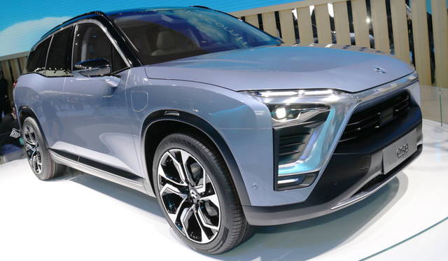<strong>NIO ES8｜蔚来 ES8</strong><br>上海を拠点とするEVスタートアップ企業NIOによる7人乗りSUV「ES8」。2017年中に発売予定。