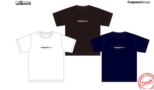 BE@RTEE x  fragment design (logo)。