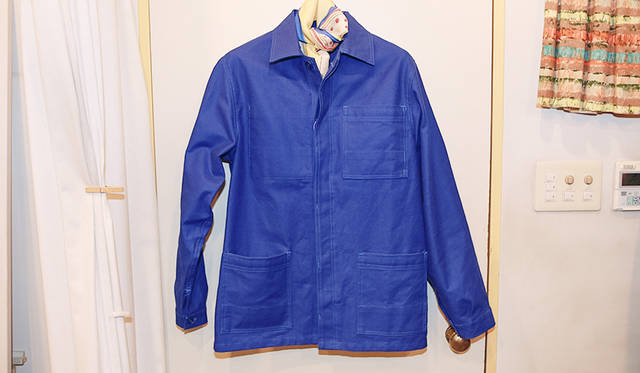 1960年代フランス製ブルーのワークジャケット 1万5984円（税込）