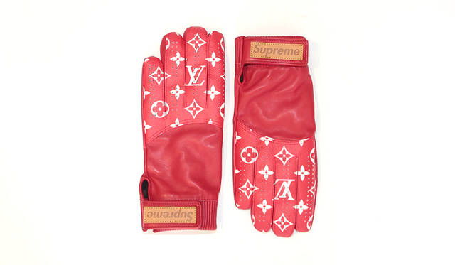 LOUIS VUITTON × SUPREME gloves