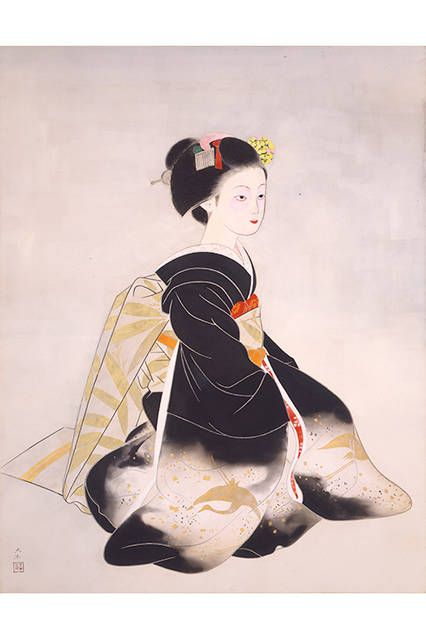 奥村土牛</br>『舞妓』</br> 1954（昭和29）年</br> 絹本・彩色 </br>山種美術館
