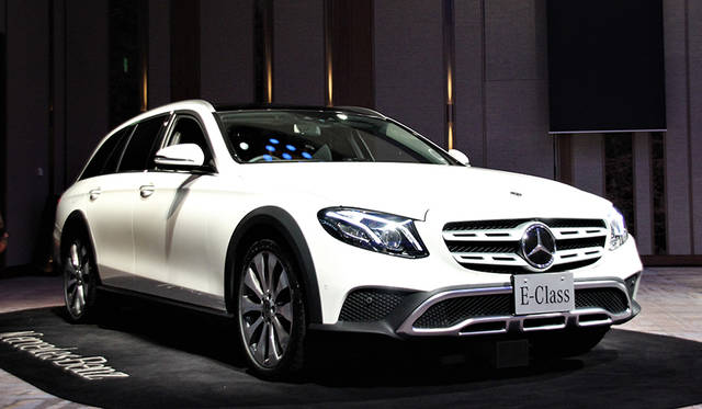 サプライズとして登場した「Eクラス オールテレイン」。日本での発売等は未定