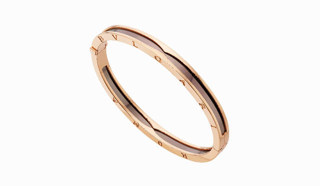 「ピンクゴールド×ブロンズセラミック」ブレスレット</br>価格｜63万円（税別）