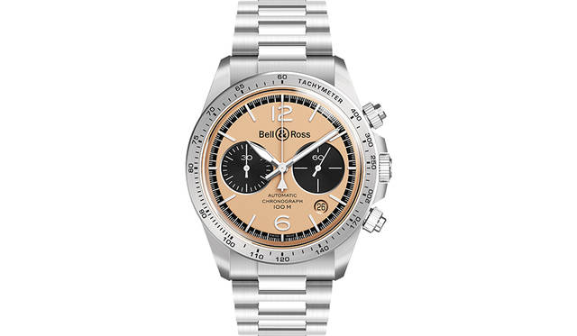 <strong>BR V2-94 ベリータンカー</strong><br>Ref.｜BRV294-BT-ST/SST、ムーブメント｜自動巻き（Cal.BR-CAL.301）、防水｜100m、ケース素材｜SS、ケース径｜41mm、ストラップ素材｜SS、価格｜58万円（税別）、限定数｜世界限定500本