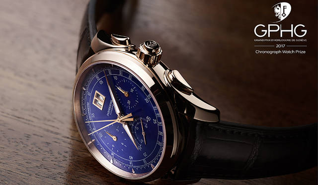 <strong>トンダ クロノール アニヴェルセール</strong><br><br>  ムーブメント│手巻き（Cal.PF361）<br> 機能│スプリットセコンド・クロノグラフ（30分積算計、12時間積算計）、日付表示（2枚のディスクを使うビッグデイト）、スモールセコンド<br> ケース│18KRG<br> ケース径、厚さ│42.1mm、14.6mm<br> ダイアル素材｜エナメル<br> ストラップ素材│アリゲーター（エルメス製）<br> 防水│30m<br> 価格｜1435万円（税別）<br> 限定数│25本（18KWGもしくは18KRGケースで、ホワイトもしくはブルーダイアルを搭載する計4タイプがそれぞれ25本限定）<br>