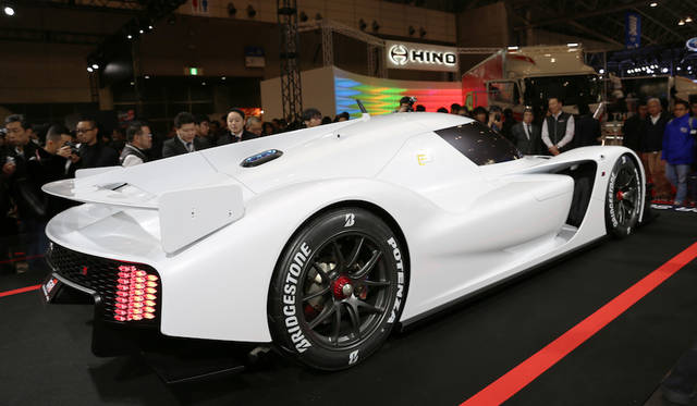 <strong>Toyota GR SuperSport Prototype｜トヨタGRスーパースポーツ プロトタイプ</strong><br> GRスーパースポーツプロトタイプは高効率のEVシステムと、希薄燃焼エンジンの組み合わせ