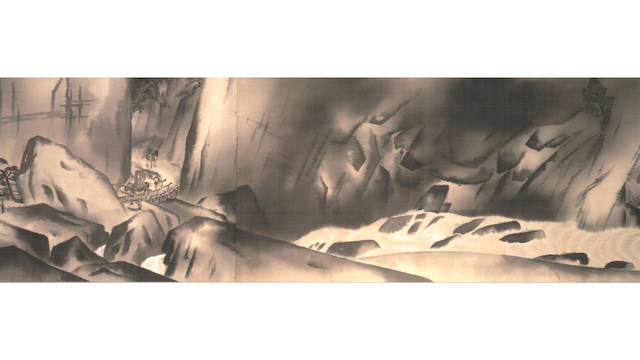 <strong>重要文化財「生々流転」（部分）</strong><br>横山大観　1923年　東京国立近代美術館蔵<br>京都展は巻き替えあり 