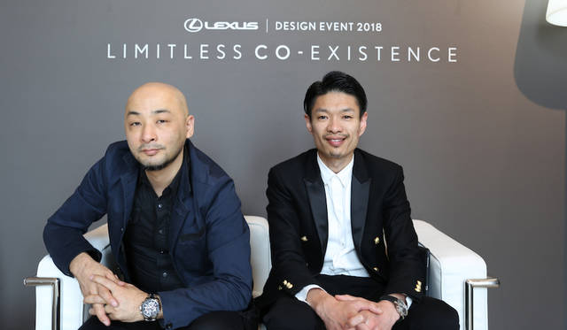 「CO-」をつくりあげたdNA主宰の市川創太氏（左）と、今回のプロジェクトに参画した都市研究室hclabの新井宗俊氏