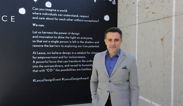  LEXUS DESIGN AWARDでは司会も務めたLexus Internationalでブランドマネージングとマーケティングのグローバルヘッドのスピロス・フォティノス氏