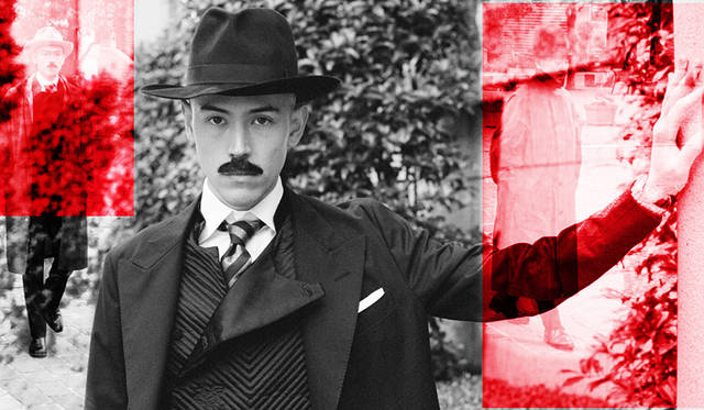 ジャケット 22万円、チーフ1万2000円、ネクタイ 参考商品（ダンヒル／ダンヒル 03−4335−1755）　帽子 4万2000円（キジマ タカユキ／キジマ タカユキ 03-3770-2174）　その他 スタイリスト私物