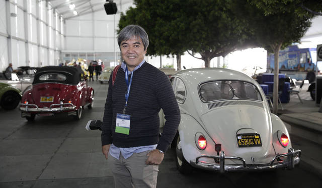 アメリカの専門誌「hot VWs」の編集長、シンスケ・ワタナベ氏