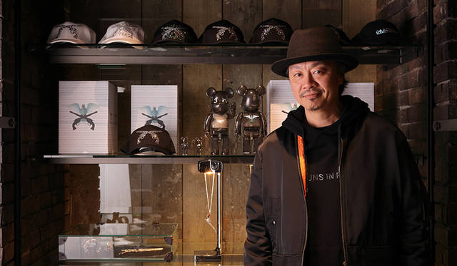 roarguns 濱中三朗氏（東京・代官山のroarguns旗艦店にて）。