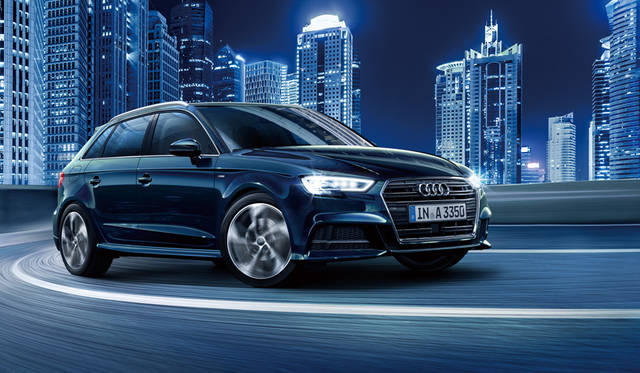 City street road  with motion blur . Night scene .Transportation concept . Mixed media .