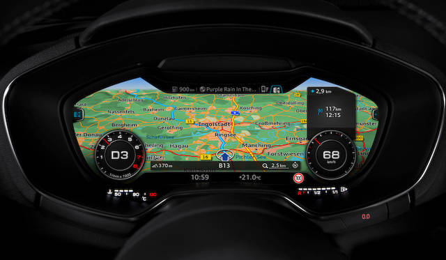 コンセプトモデル「プロローグ」披露された、高細緻ディスプレイによるインパネ「バーチャル コックピット」