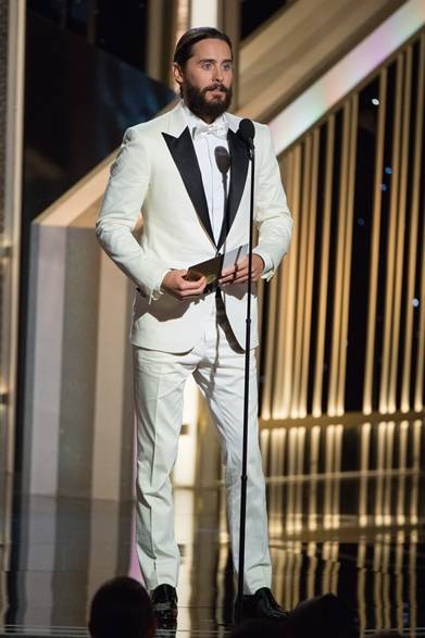 Jared Leto｜ジャレッド・レト<br /><br />タキシード：ランバン<br />シューズ：クリスチャン ルブタン