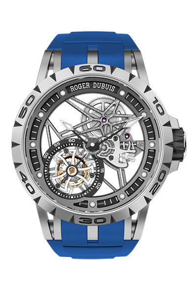 <strong>エクスカリバー オートマティック スケルトン</strong></br> ケース｜18Kローズゴールド</br> 直径｜42mm</br> 厚さ｜11.44mm</br> ムーブメント｜自動巻き（Cal.RD820SQ）</br> ストラップ｜アリゲーター</br> 防水性｜30ｍ</br> 発売時期｜今冬予定</br> 税抜予価｜956万8800円</br></br>  ロジェ・デュブイ</br> Tel. 03-3288-6640</br> http://www.rogerdubuis.com/<br/>