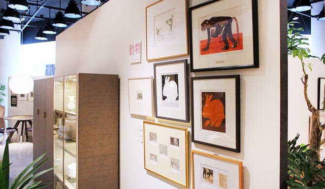 アートイベント「100 names small art collection ＠ arflex shop」
