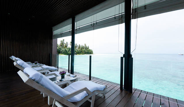 施術が終わったあと、ゆったりくつろぐためのスペースも用意されている