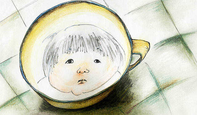 アニメーション部門 新人賞：<br/>『コップの中の子牛』<br/>朱彦潼<br/>© 2014 Yantong ZHU / Tokyo University of the Arts