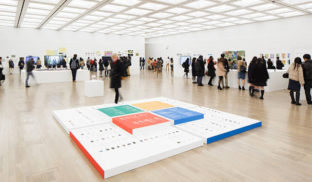 昨年度[第17回]文化庁メディア芸術祭 受賞作品展の様子　提供：文化庁メディア芸術祭事務局