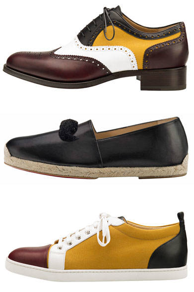 2015年春夏メンズコレクション　上から「Education Flat」「Espoil Flat」「Gondolier Flat」