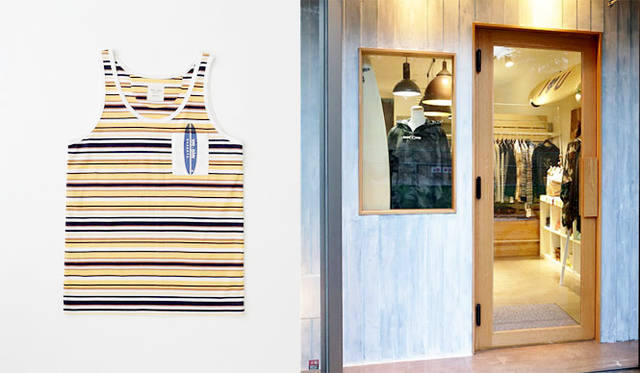 左／2015年春夏コレクション、右／東京・中目黒「VIRI-DARI nakameguro（ヴィリダリ 中目黒）」