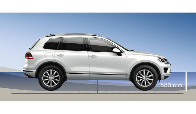 Volkswagen Touareg│フォルクスワーゲン トゥアレグ 走行可能な水深は580mm